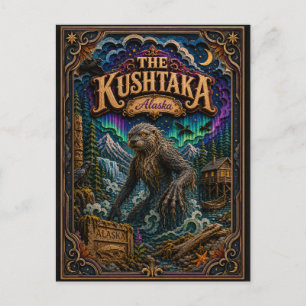 Die Kushtaka Alaska Popcut Legenden Postkarte