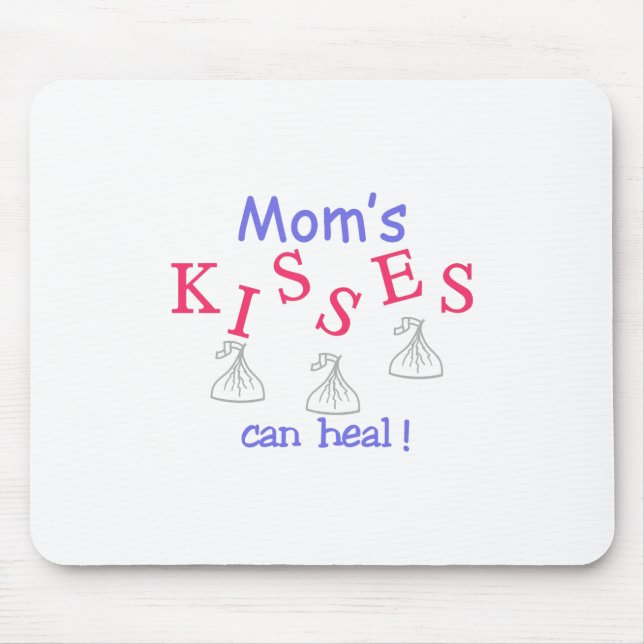 Die Küsse der Mama können heilen! Mousepad (Vorne)