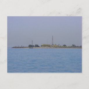 Die Küste der Insel Failaka, Kuwait Postkarte