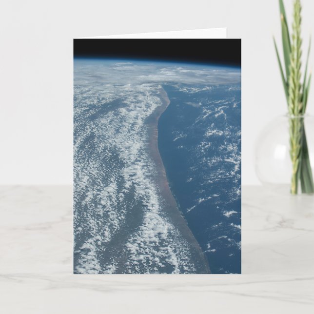 Die Küste des Indischen Ozeans in Kenia und Somali Karte (Vorderseite)