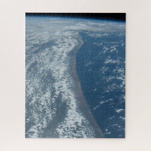 Die Küste des Indischen Ozeans in Kenia und Somali Puzzle