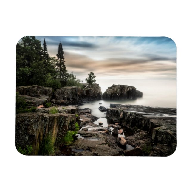 Die Küste des Lake Superior | Minnesota Magnet (Horizontal)