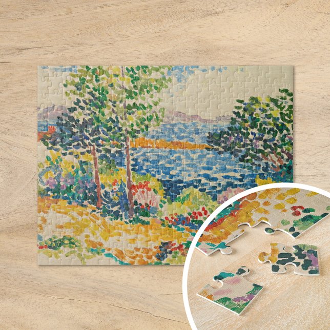 Die Küste im Mittelmeer | Henri-Edmond Cross Puzzle (Von Creator hochgeladen)