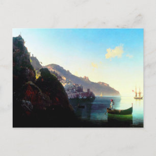 Die Küste von Amalfi von Ivan Aivazovsky Postkarte