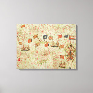 Die Küste von der Türkei und von Zypern Leinwanddruck