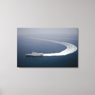 Die Küstenkampfschiff Unabhängigkeit 4 Leinwanddruck