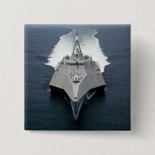 Die Küstenkampfschiff Unabhängigkeit Button