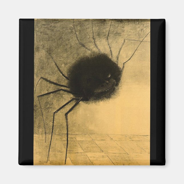 Die lächelnde Spinne Magnet (Vorne)