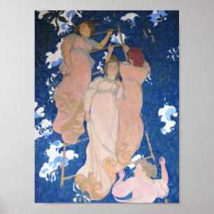 Die Ladder im Foliage, Maurice Denis Poster