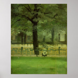 Die Ladie Meile, Kensington Gardens (Öl auf Tafel) Poster