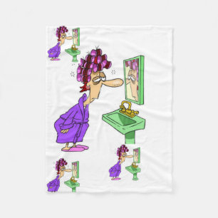 Die Lady-Lady-Decke für ihre faulen Tage Fleecedecke