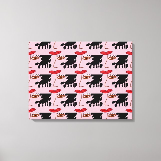 Die Lady Leinwanddruck (Vorderseite)