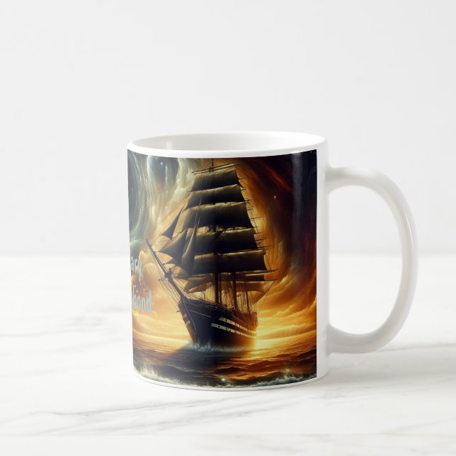 Die Lady Lovibond: Eine Reise durch kosmische Gewä Kaffeetasse (Rechts)