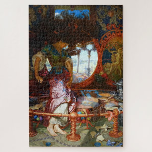 Die Lady of Shalott von William Hunt aus der Zeit  Puzzle