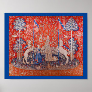 Die Lady und der Unicorn / Geschmack Poster