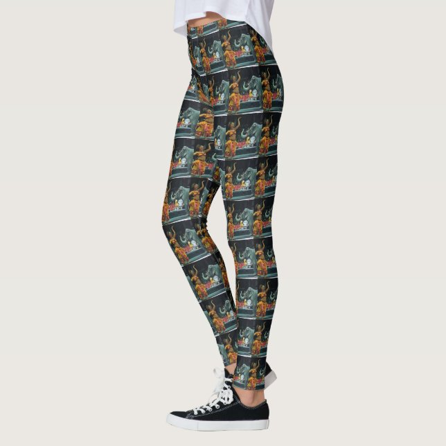 DIE LADY UND DIE ELEFANTEN Leggings (Links)