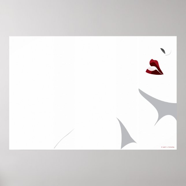 Die Lady Wore Red Poster (Vorne)