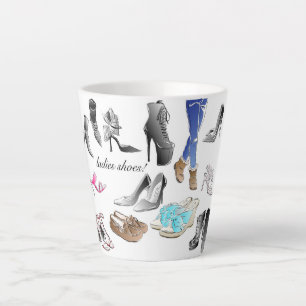 Die Ladys Shoes Design Latte Tasse