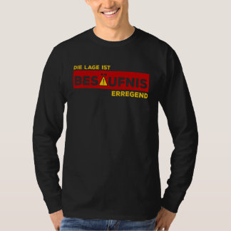 Die Lage ist Besäufnis erregend Funny Beer Lover T-Shirt