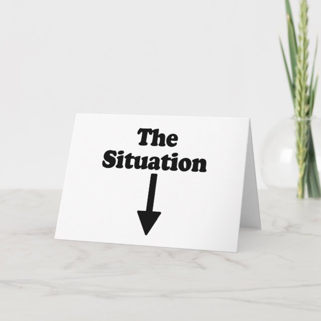 Die Lage (Shirt heben) Karte (Vorderseite)