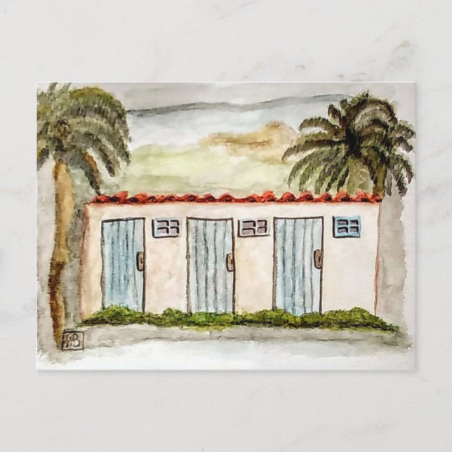 Die Lagune von Malibu Postkarte (Vorderseite)