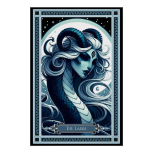 Die Lamia Tarot Card Poster