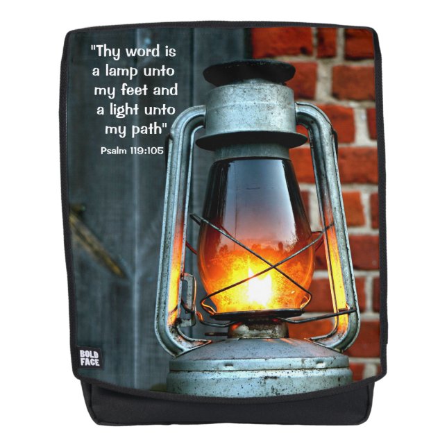 Die Lampe Rucksack (Vorderseite)