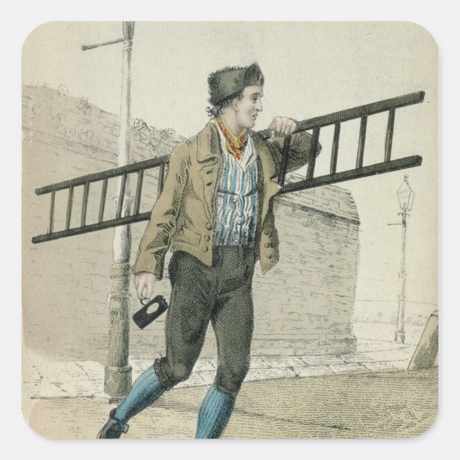 Die Lampenleuchte Quadratischer Aufkleber (Vorderseite)