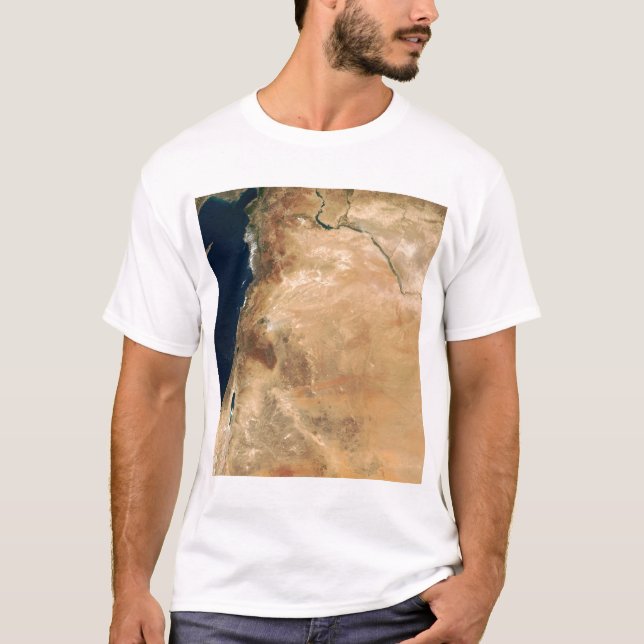 Die Länder Israels entlang der östlichen Küste T-Shirt (Vorderseite)