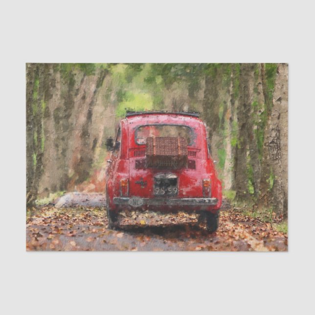 Die Landfahrt Seidenpapier (Vorderseite)