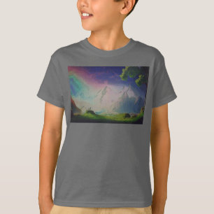 Die Landschaft einer Welt der Alien T-Shirt