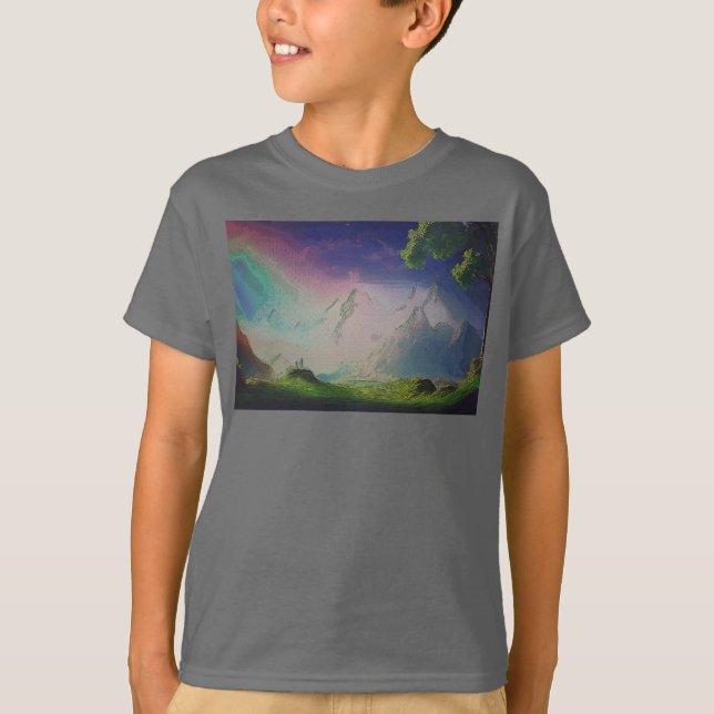 Die Landschaft einer Welt der Alien T-Shirt (Vorderseite)