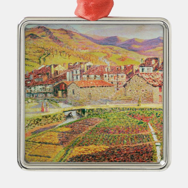 Die Landschaft Ornament Aus Metall (Vorne)