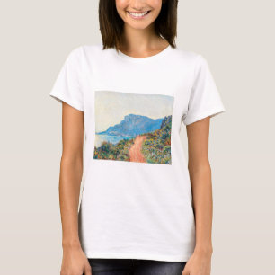 Die Landschaft von Corniche von Claude Monet T-Shirt