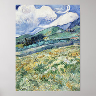 Die Landschaft von Van Gogh aus Saint-Rémy (1889) Poster