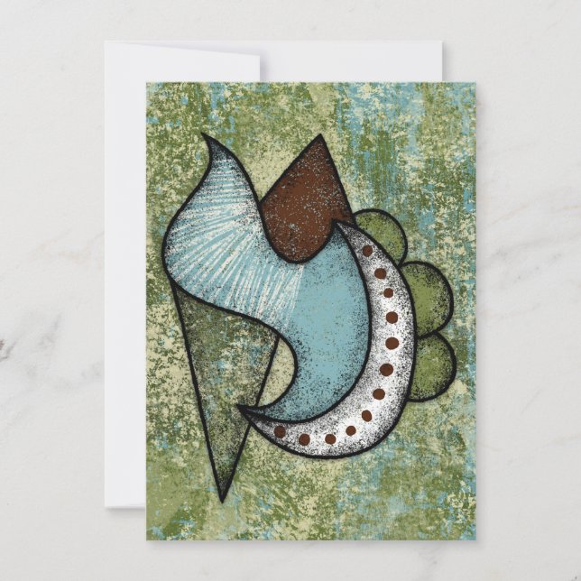 Die Landschaftliche Grußkarte Karte (Vorderseite)