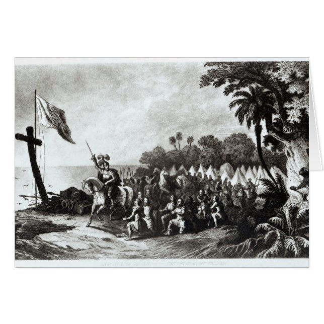 Die Landung in Tampa Bay (Vorderseite (Horizontal))