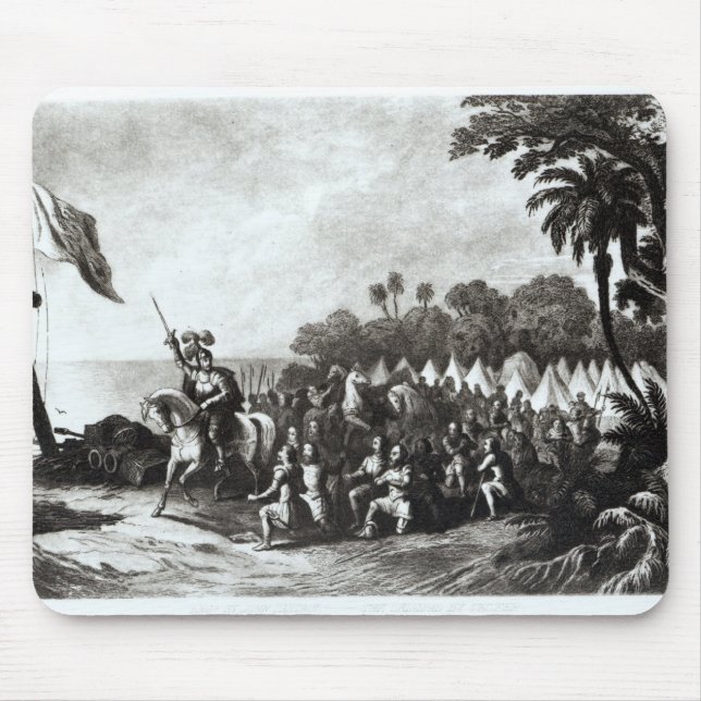 Die Landung in Tampa Bay Mousepad (Vorne)