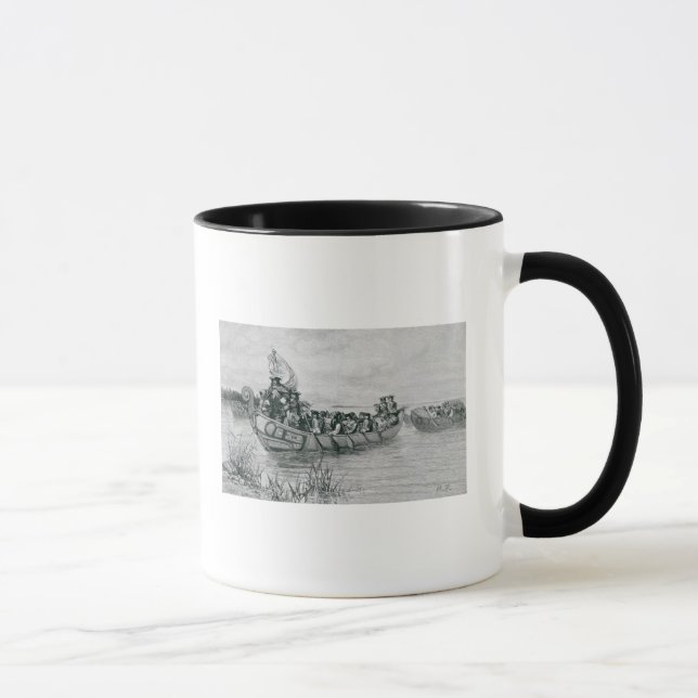 Die Landung von Cadillac Tasse (Rechts)