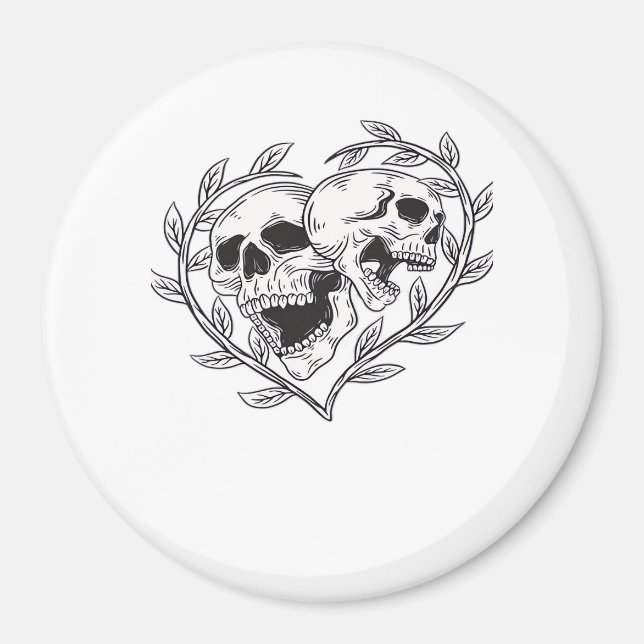 Die lange bis zum Tod tun uns Magnet (Vorne)