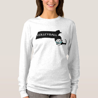 Die lange Hülse der Frauen: Maximales Massenlogo T-Shirt