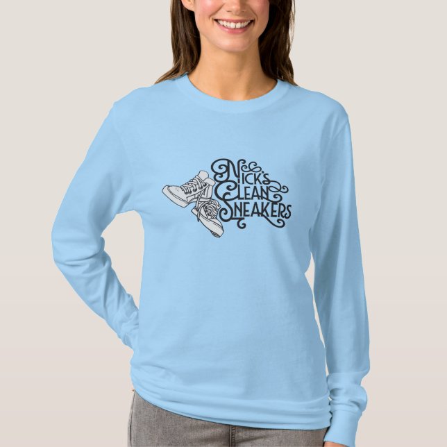 Die lange Hülse der Frauen T-Shirt (Vorderseite)