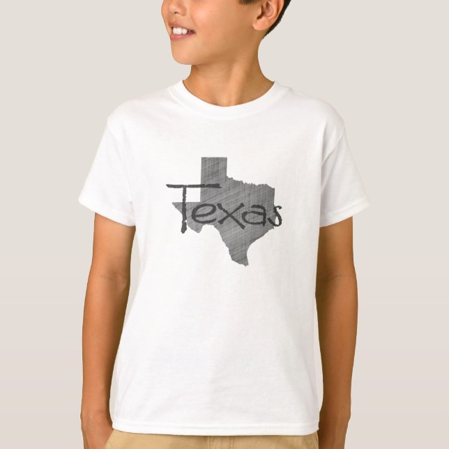 Die lange Hülse Texas-Kinder T-Shirt (Vorderseite)
