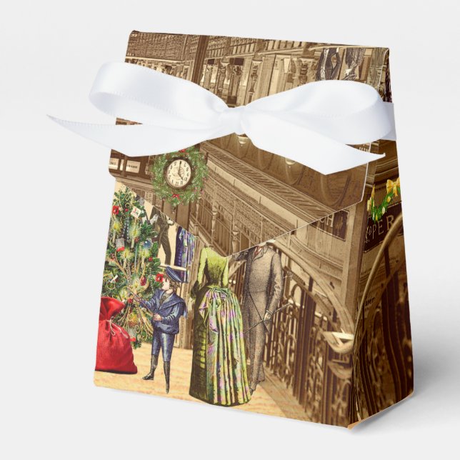 Die lange Liste des Weihnachtsmannes Geschenkschachtel (Vorderseite)