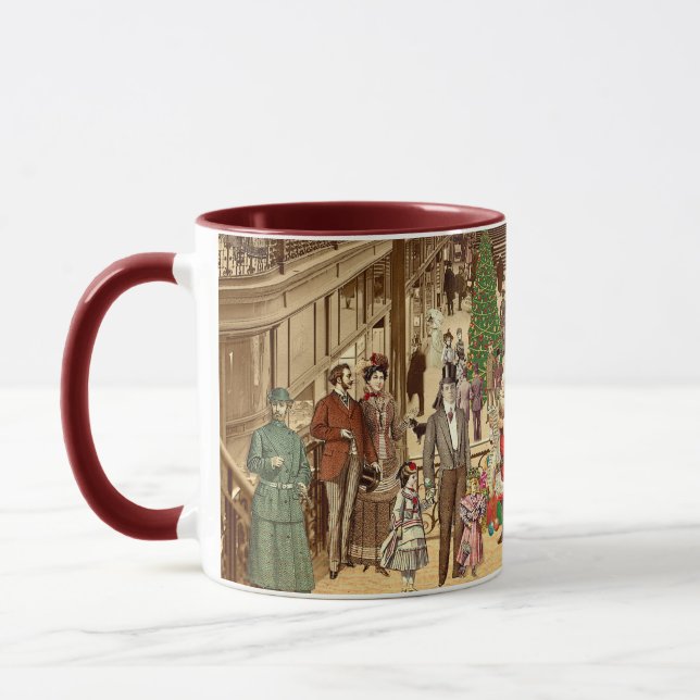 Die lange Liste des Weihnachtsmannes Tasse (Links)