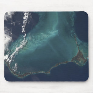Die lange schmale Eleuthra-Insel der Bahamas Mousepad