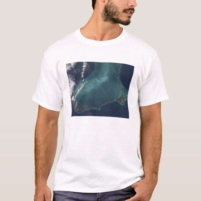 Die lange schmale Eleuthra-Insel der Bahamas T-Shirt (Vorderseite)