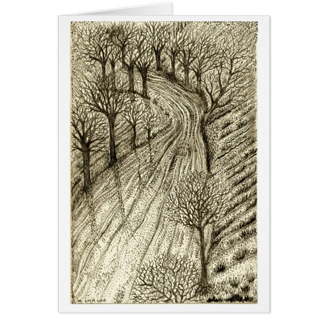 Die lange Straßen-Karte (Vorne)