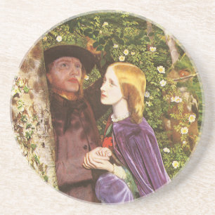 Die lange Verlobung von Arthur Hughes, Vintage Kun Getränkeuntersetzer