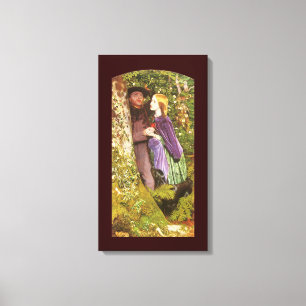 Die lange Verlobung von Arthur Hughes, Vintage Kun Leinwanddruck